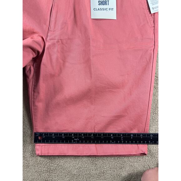 NWT Dockers Men's Perfect Shorts w/ Hidden Security Pocket, Pink Color Size: 36 - Picture 6 of 12